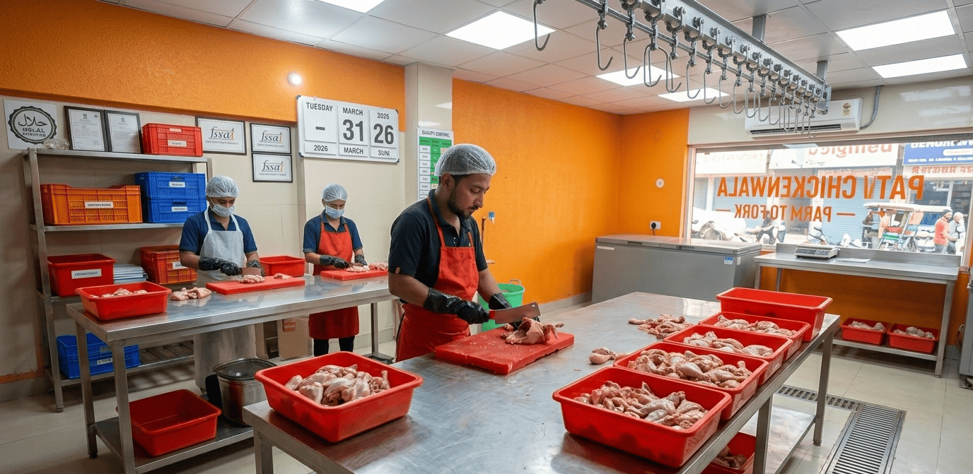 Hygienic Meat Processing Facility Patna - Delyfresh Farm Tech