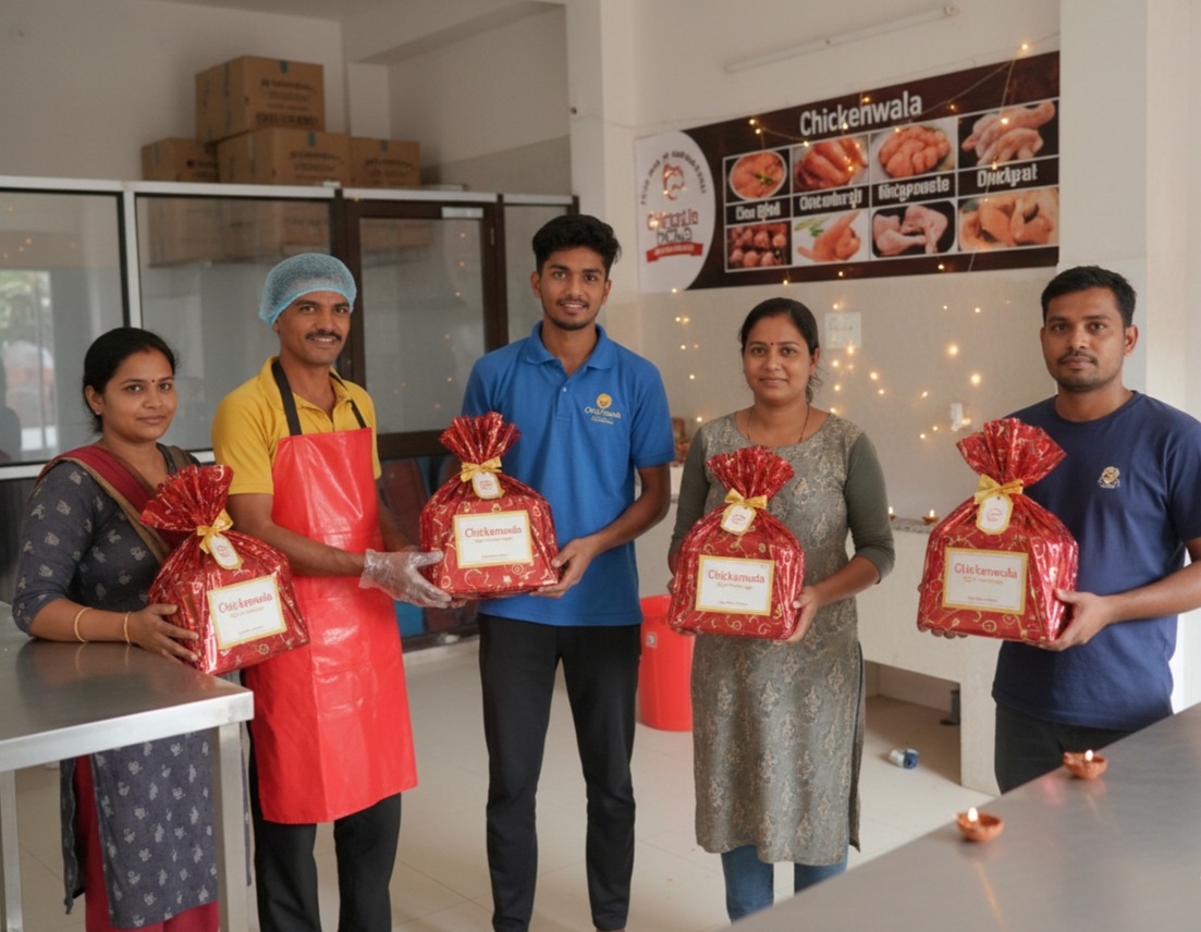 ChickenWala Team Diwali Celebration in Patna